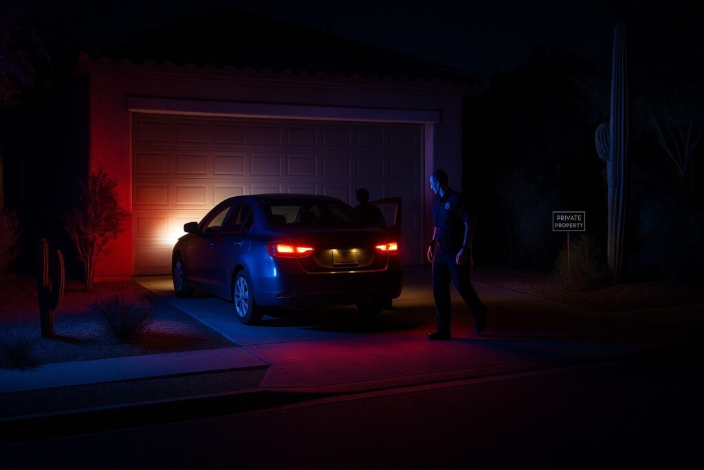 Can You Get a DUI on Private Property in Surprise? [2025]